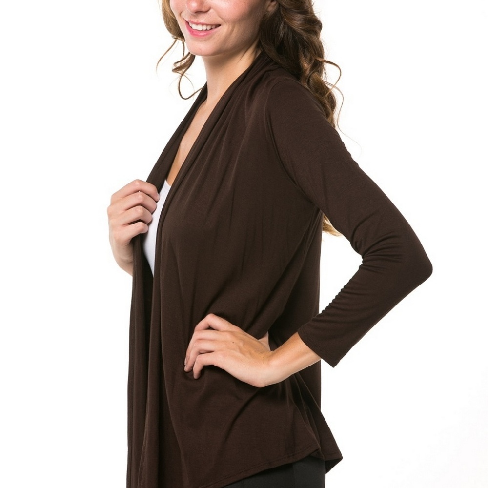 solid Cardigan - Picture 3 of 4
